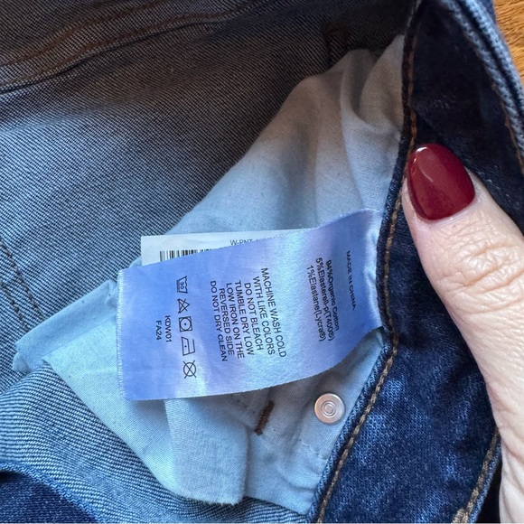 Quince Bella Stretch Straight Jeans in Dark Wash - Picture 7 of 13